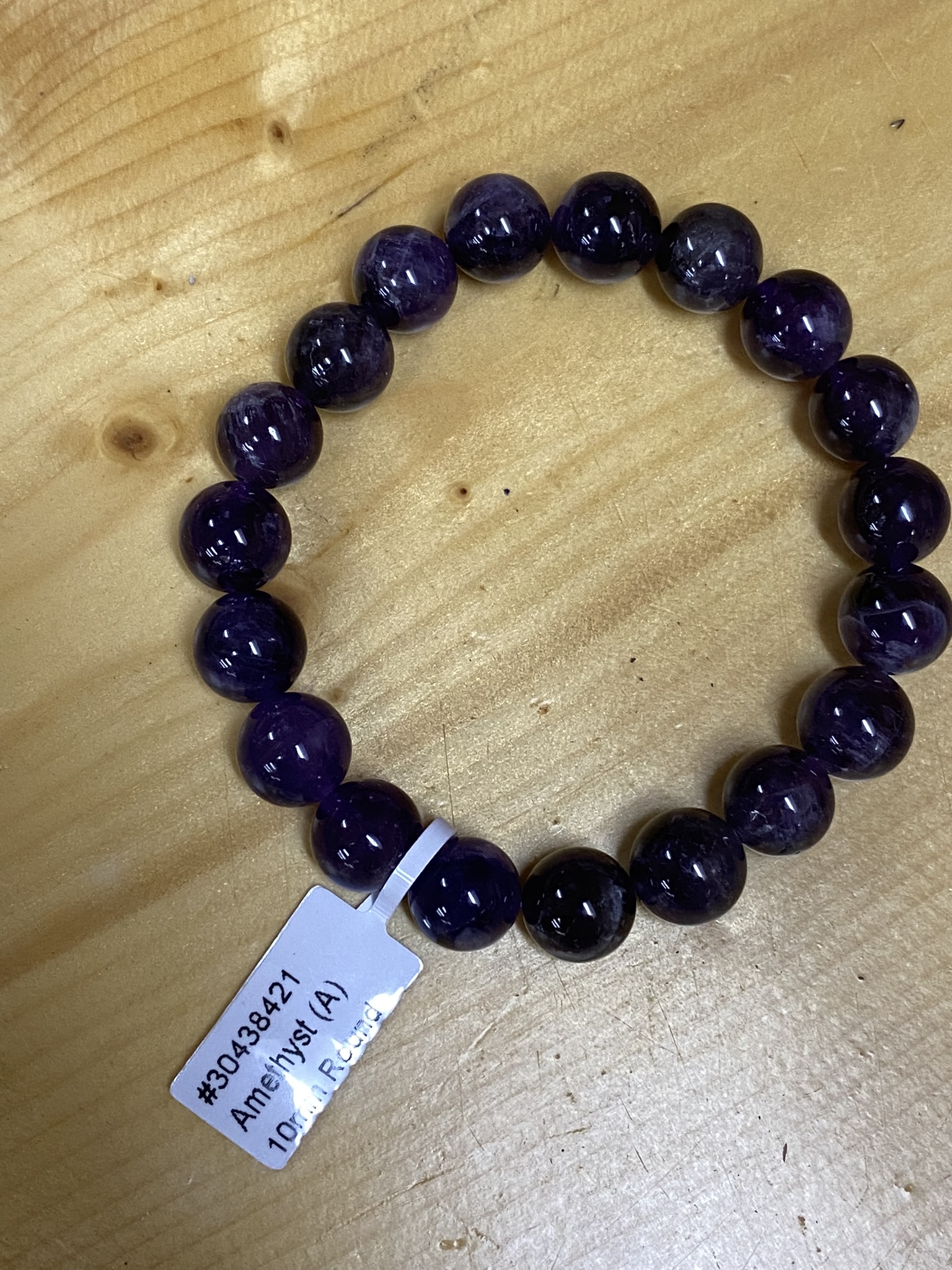 Amethyst Bracelet beads Image