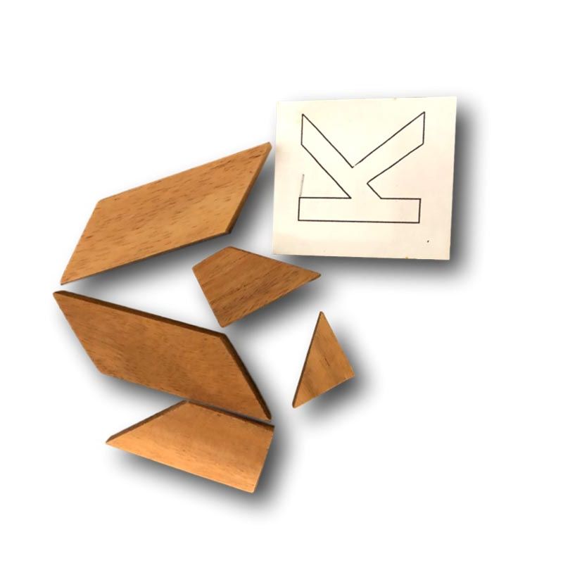 Letter K in wood box