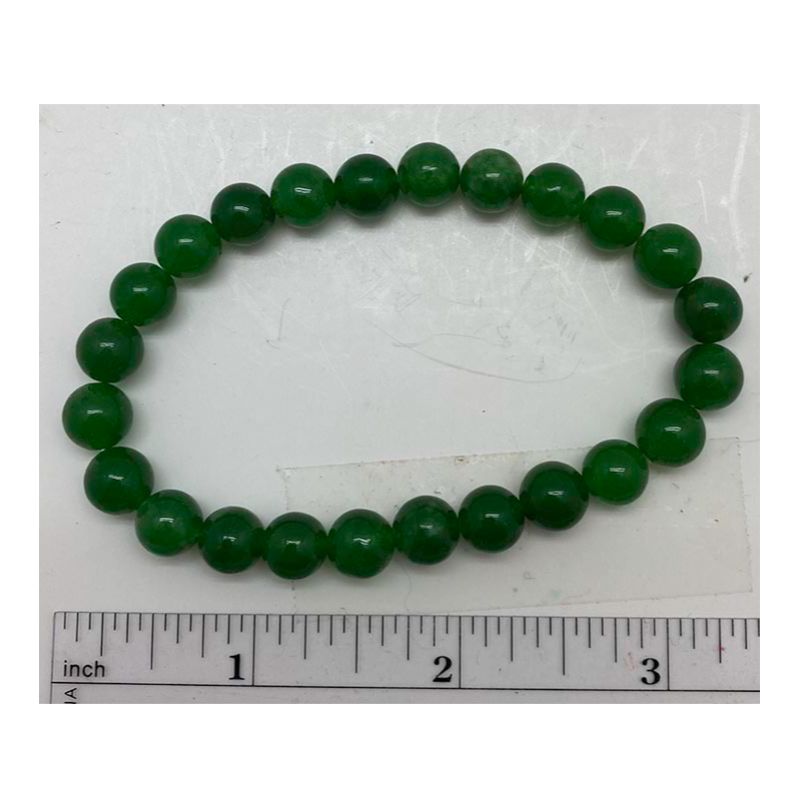 Green Jade Bracelet, 8mm